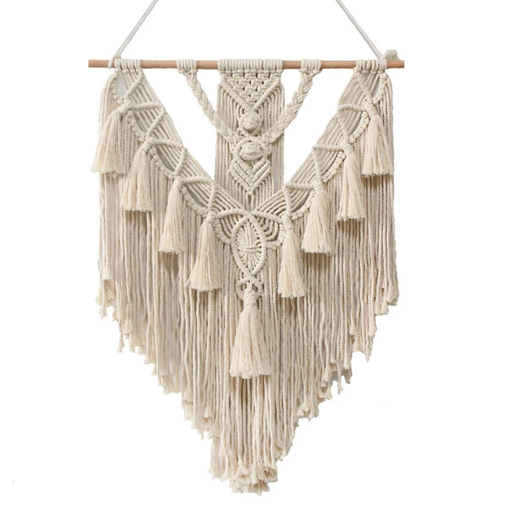 Hand-Woven Boho Macramé Wall Hanging