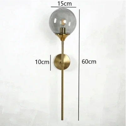 Nordic Modern Glass Wall Lamp