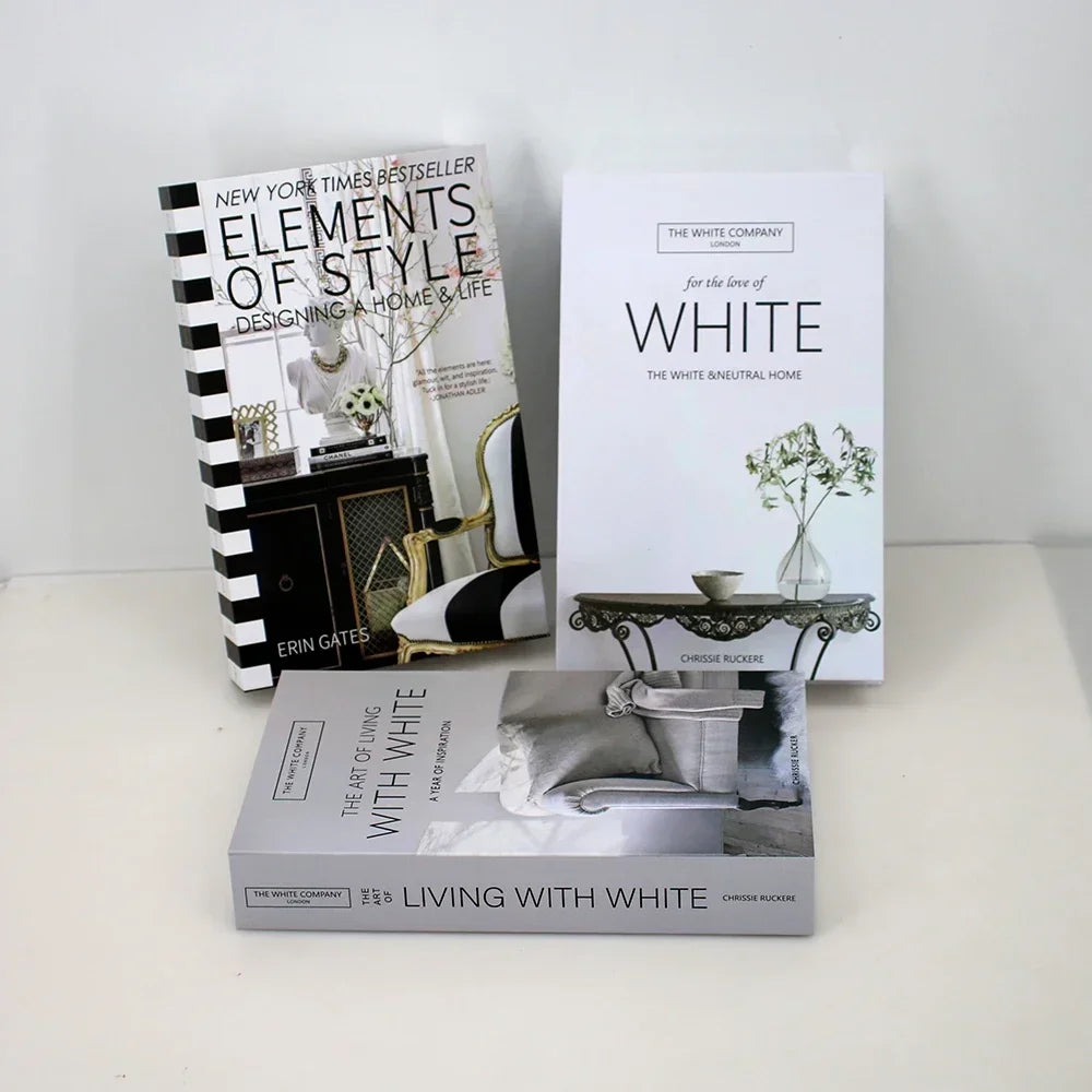 3pc Fashion Faux Coffee Table Books