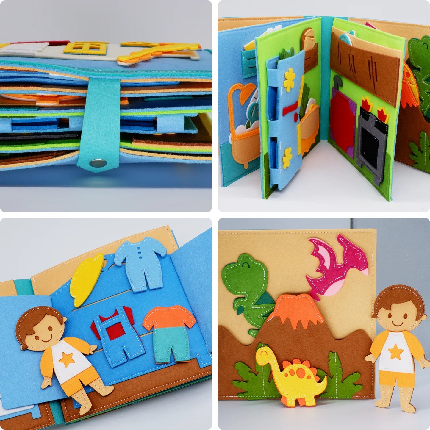 Toddler Montessori 3D Busy Book