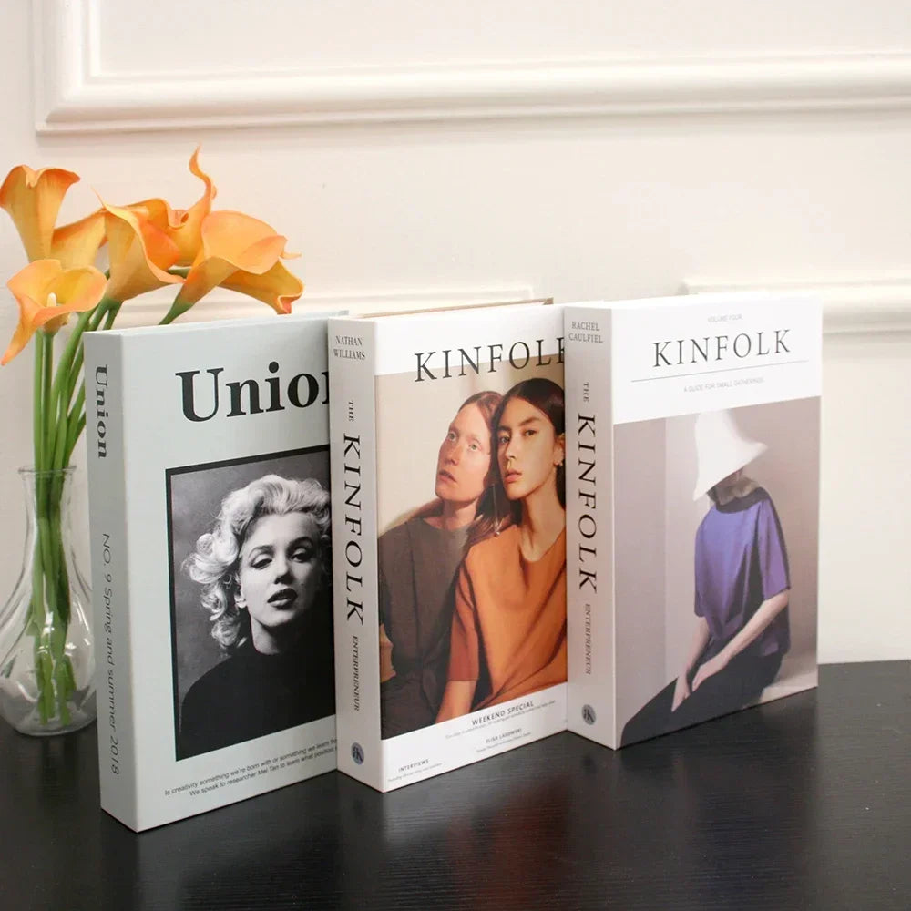 3pc Fashion Faux Coffee Table Books