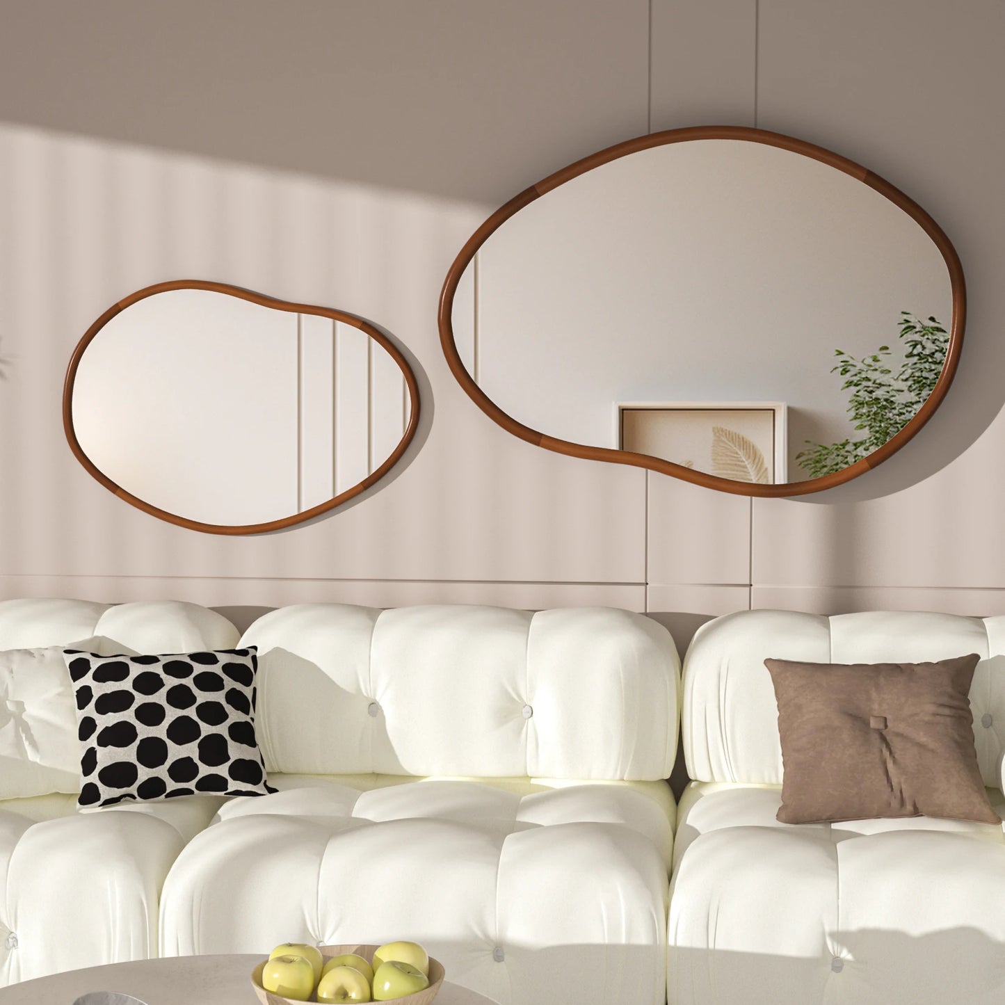 Asymmetrical Wall Mirror
