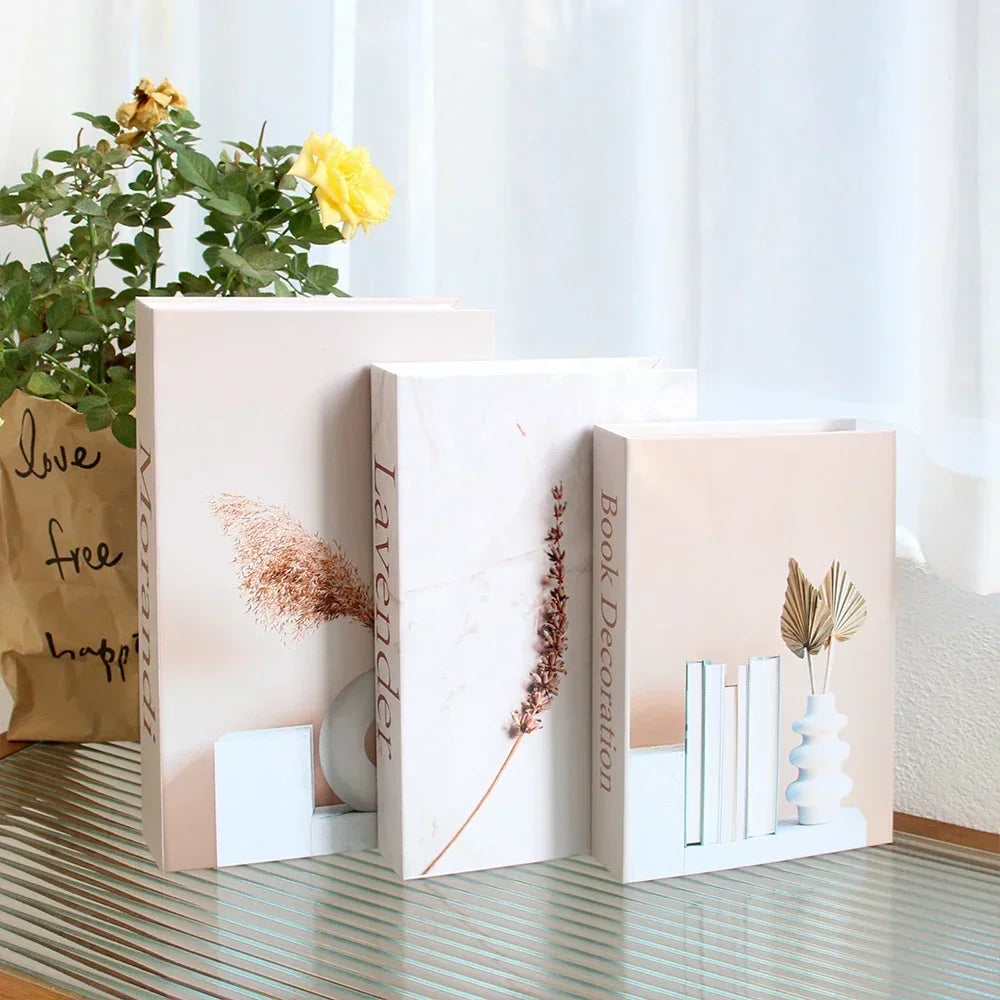 3pc Fashion Faux Coffee Table Books