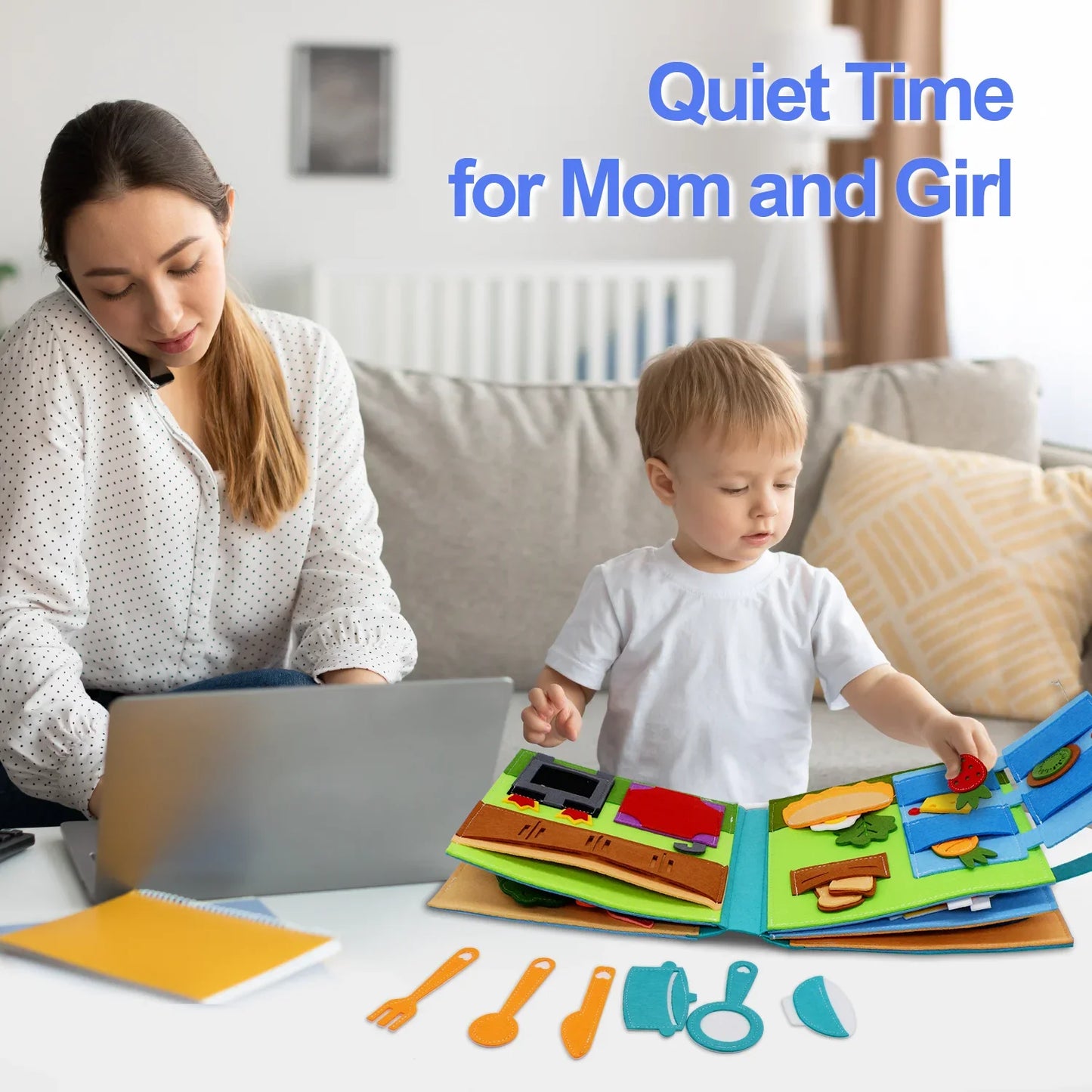 Toddler Montessori 3D Busy Book