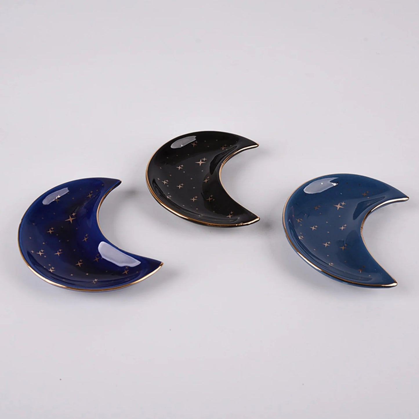 Nordic Ceramic Moon Jewelry Dish