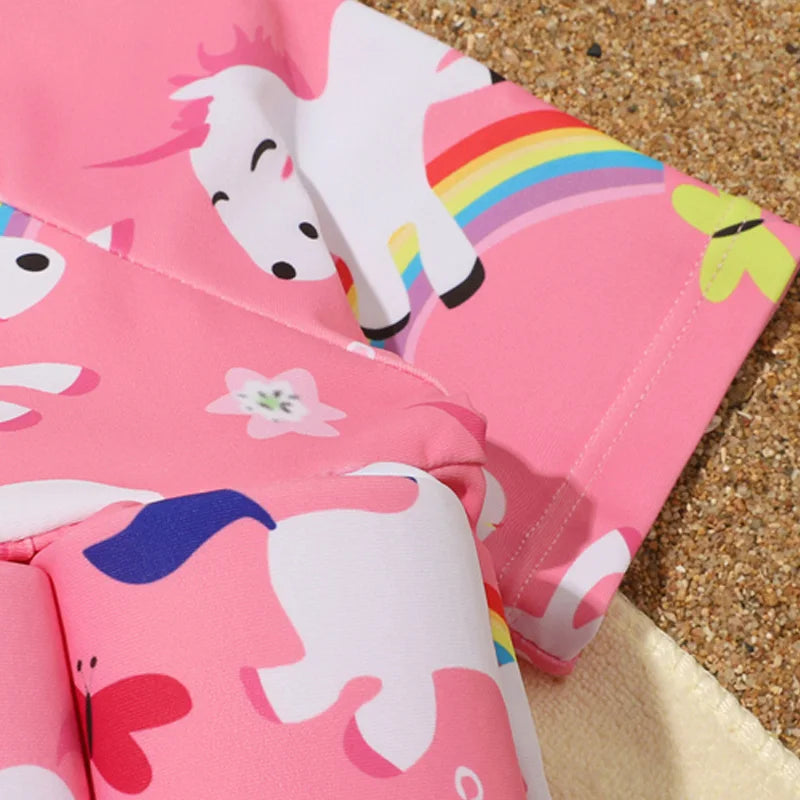 Girls Unicorn Buoyancy Swimsuit
