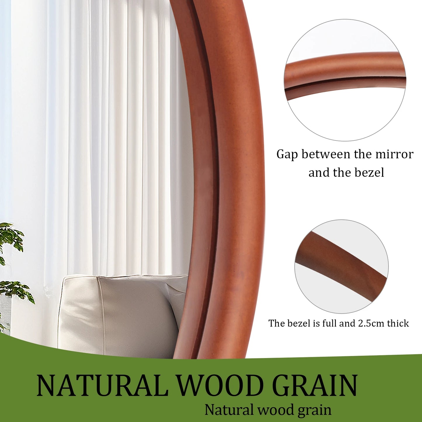 Asymmetrical Wall Mirror
