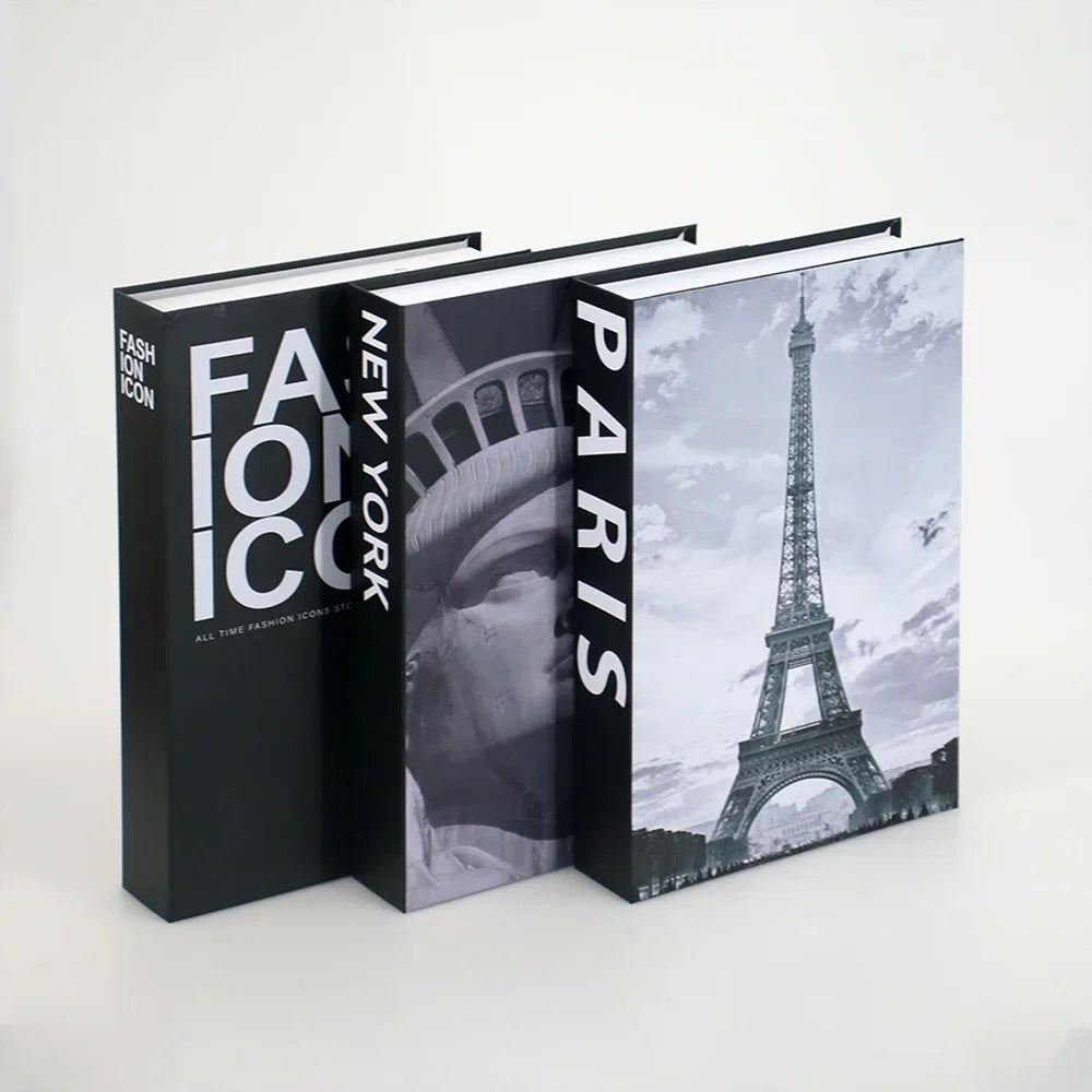3pc Fashion Faux Coffee Table Books