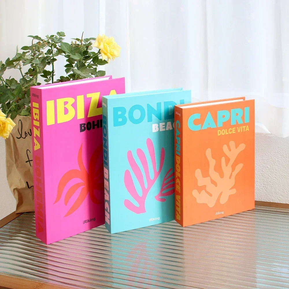 3pc Fashion Faux Coffee Table Books