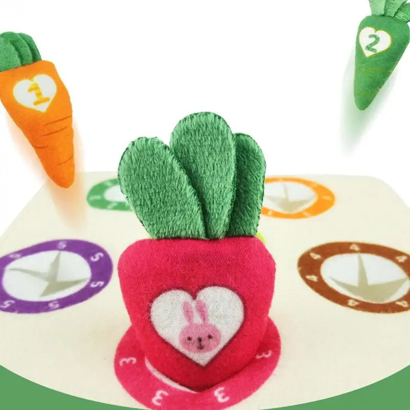 Montessori Plush Carrot Harvest Game For Toddlers