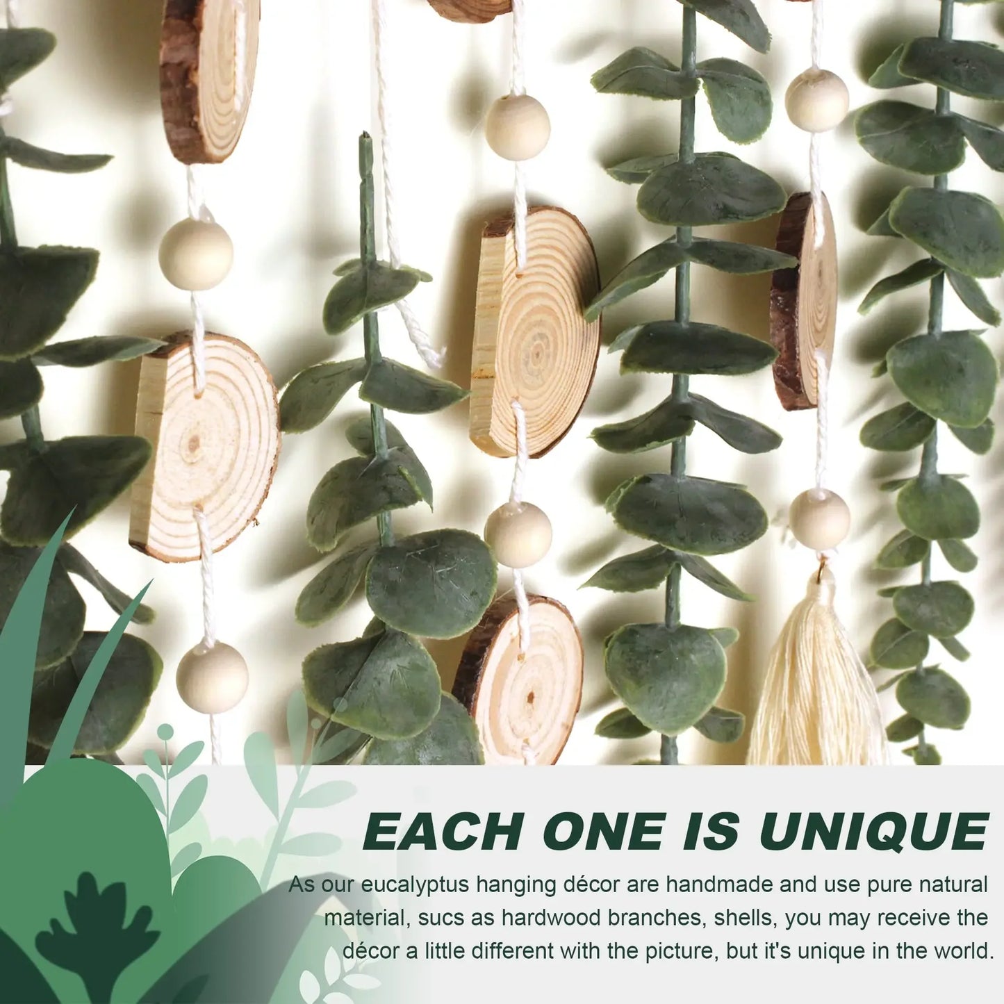 Faux Eucalyptus Wall Hanging