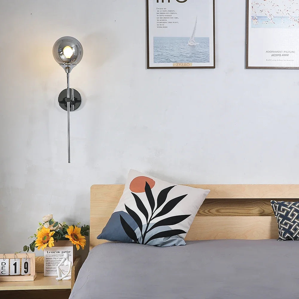 Nordic Modern Glass Wall Lamp