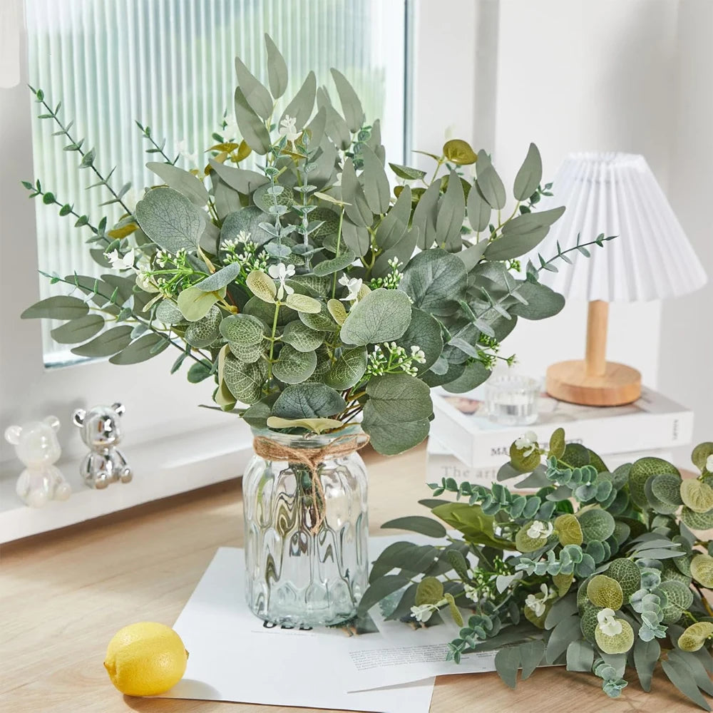 20pc Silk Eucalyptus Arrangement