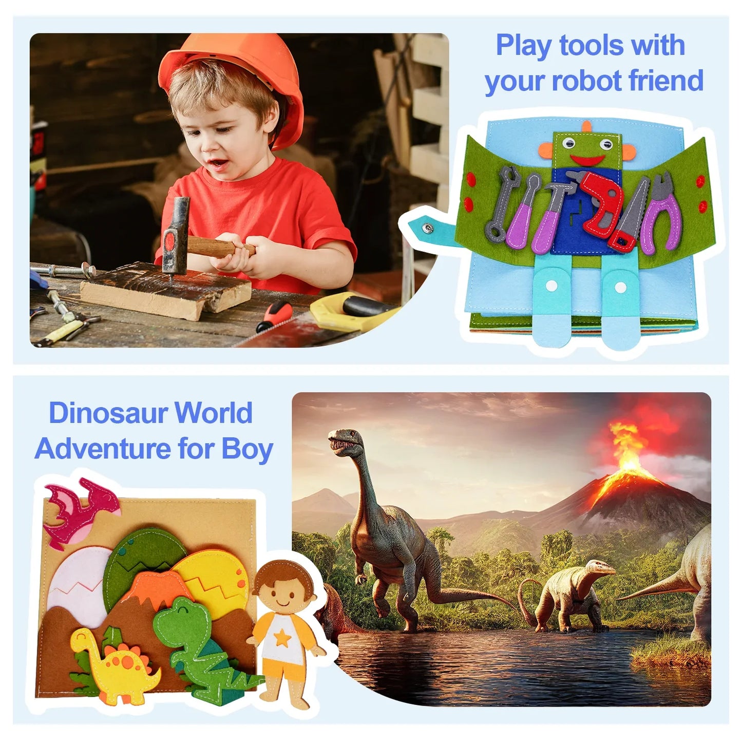 Toddler Montessori 3D Busy Book