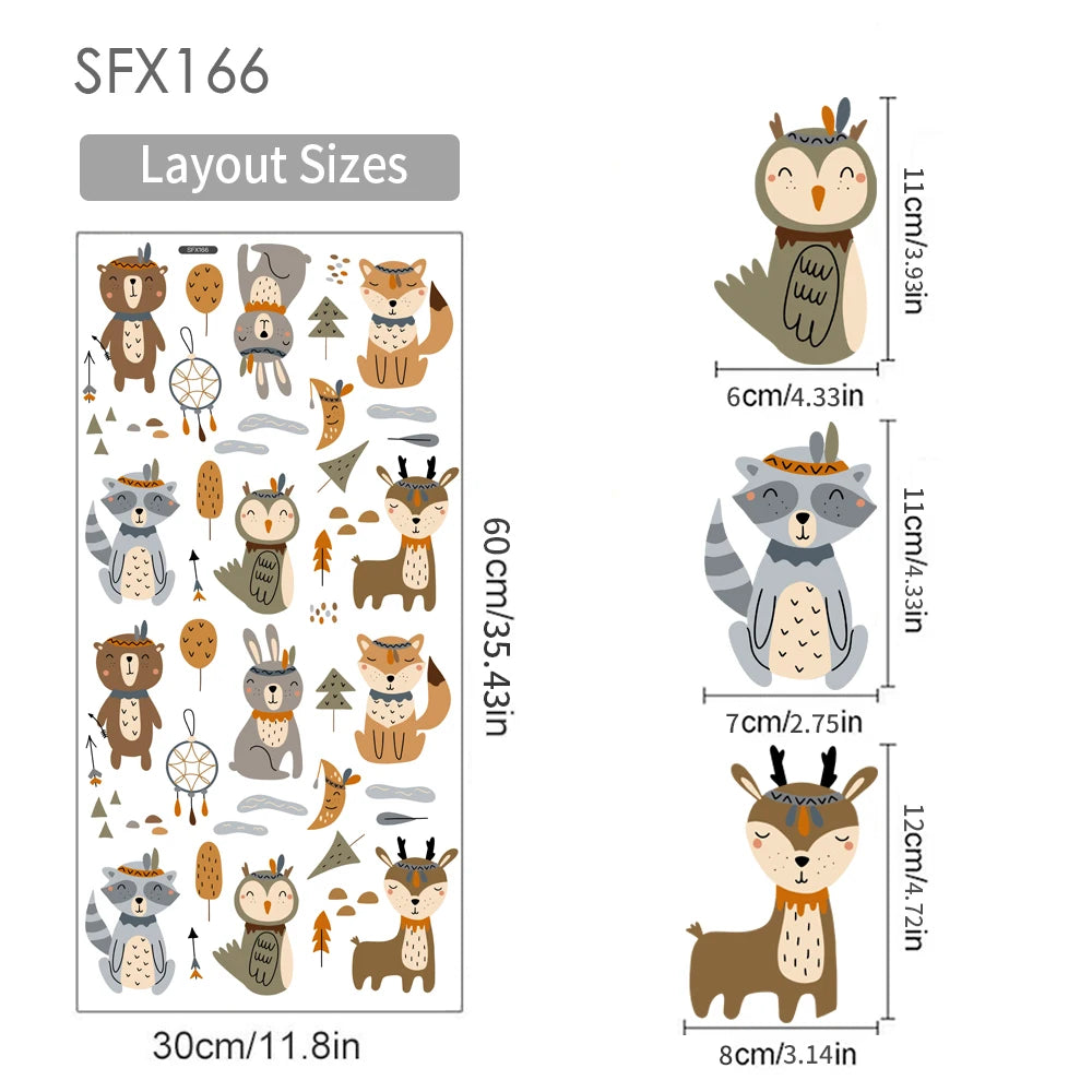 Safari Animals Wall Decals