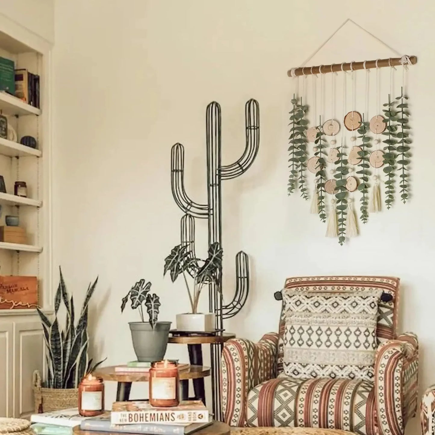Faux Eucalyptus Wall Hanging