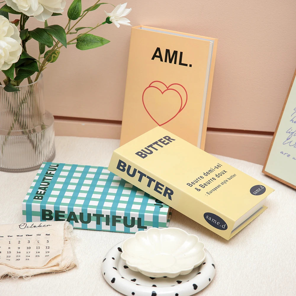 3pc Fashion Faux Coffee Table Books