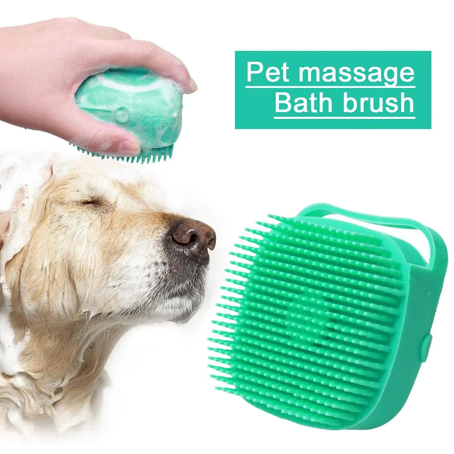 Pet Bathing Massage Brush Comb