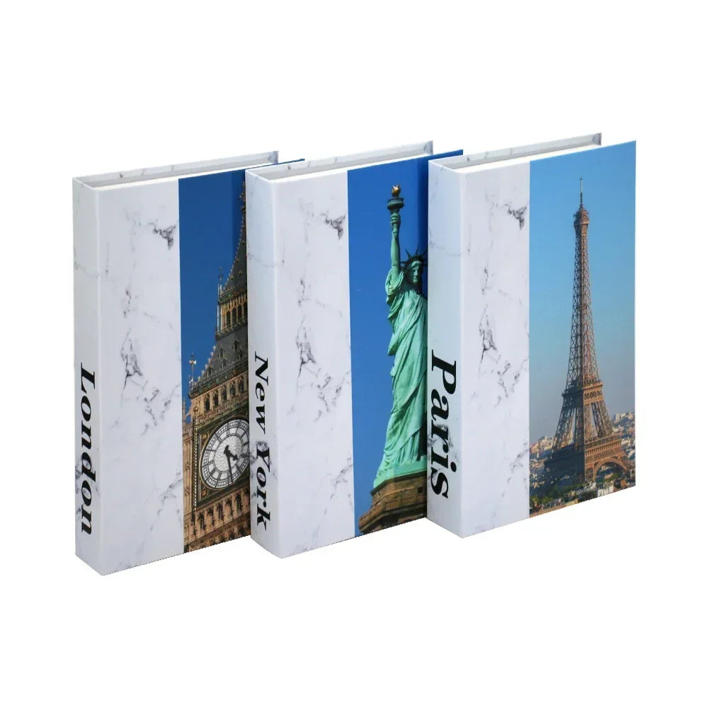 3pc Fashion Faux Coffee Table Books