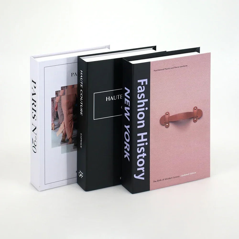 3pc Fashion Faux Coffee Table Books