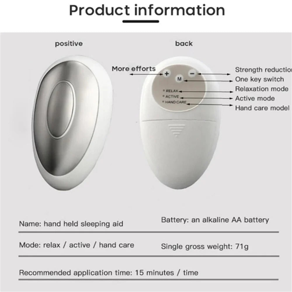 Hand-Held Micro-Current Intelligent Sleep Aid