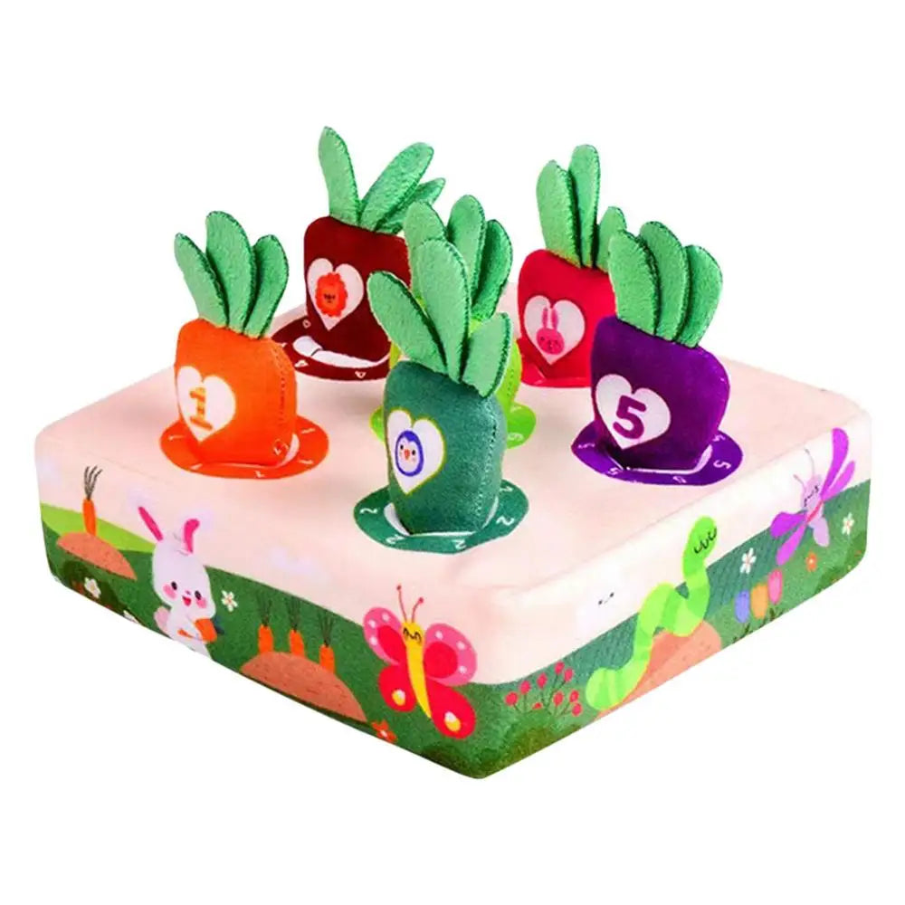 Montessori Plush Carrot Harvest Game For Toddlers