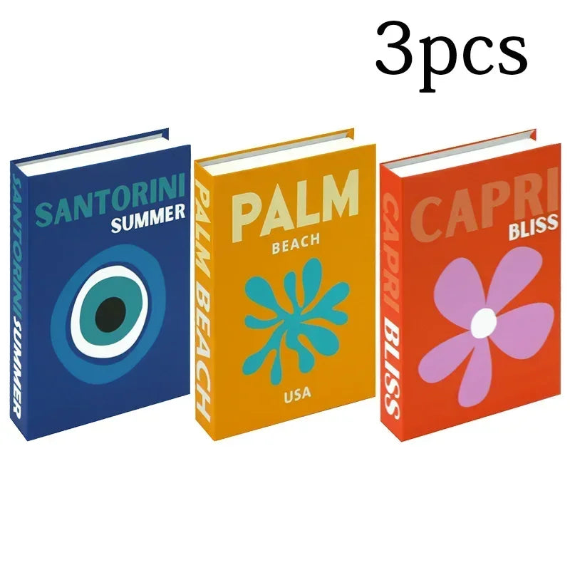 3pc Fashion Faux Coffee Table Books