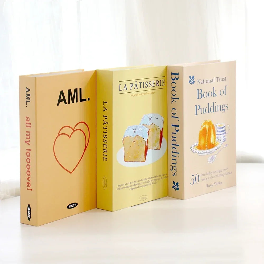 3pc Fashion Faux Coffee Table Books