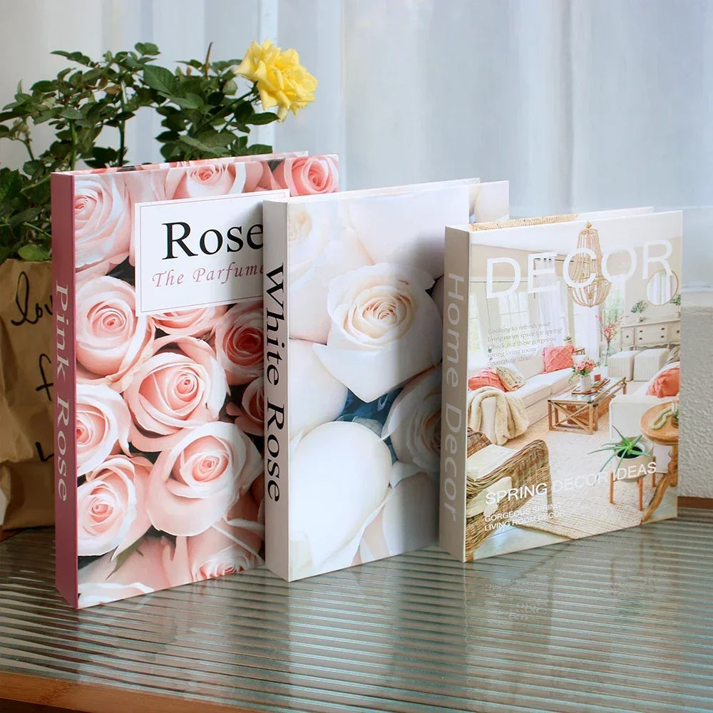 3pc Fashion Faux Coffee Table Books