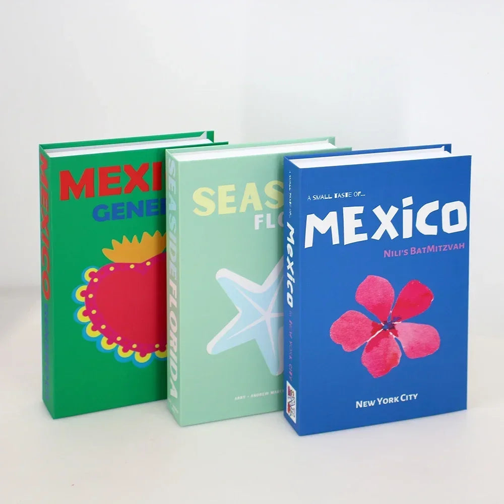 3pc Fashion Faux Coffee Table Books