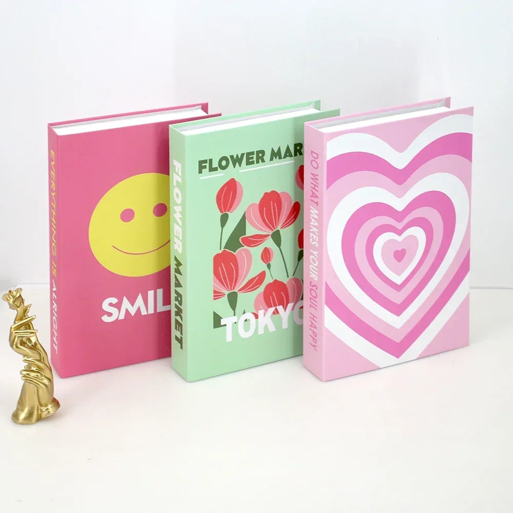 3pc Fashion Faux Coffee Table Books