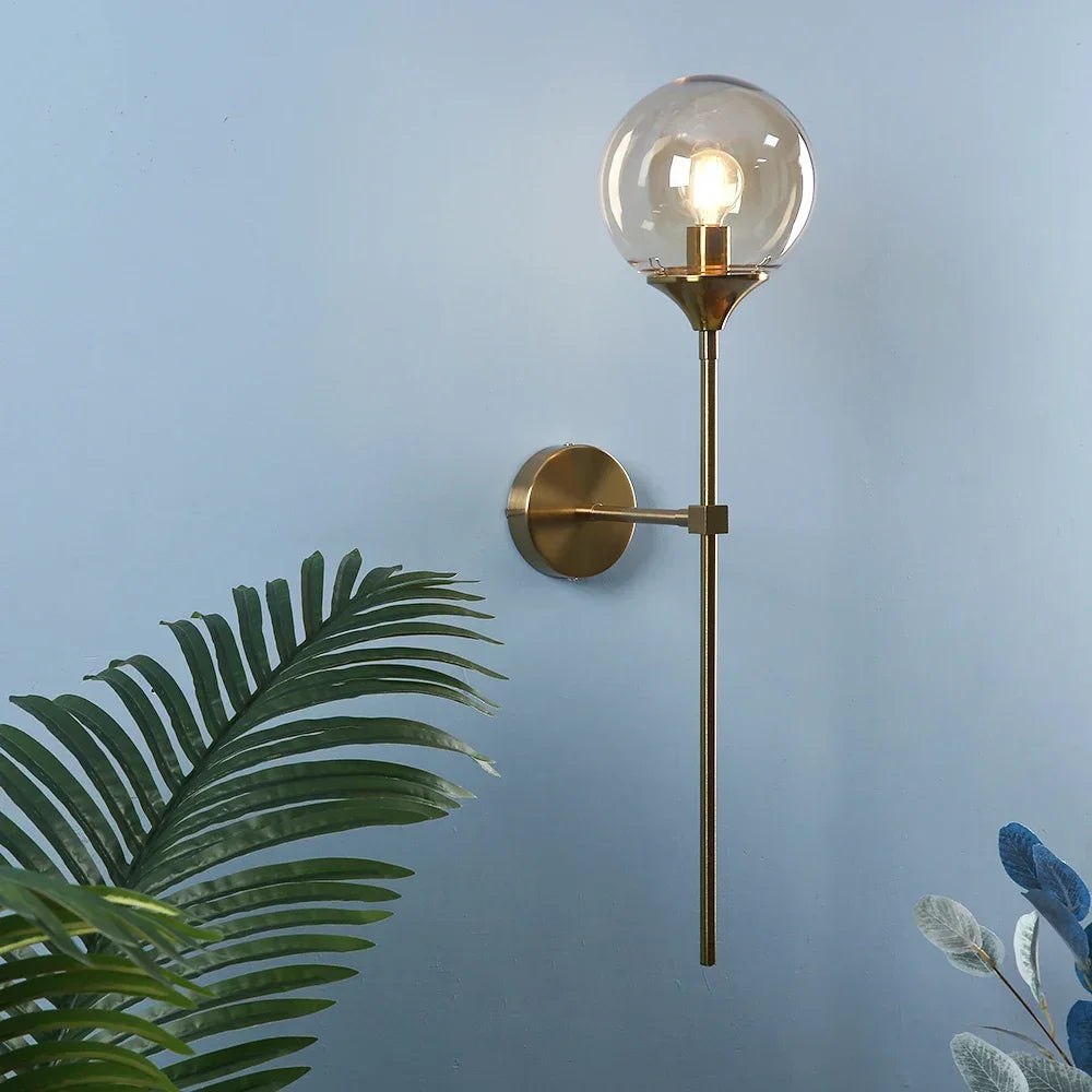 Nordic Modern Glass Wall Lamp