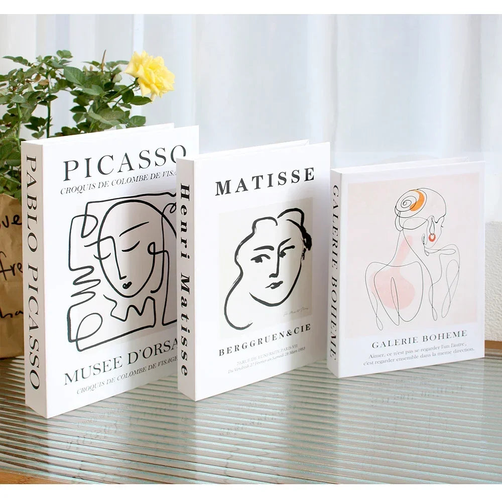 3pc Fashion Faux Coffee Table Books