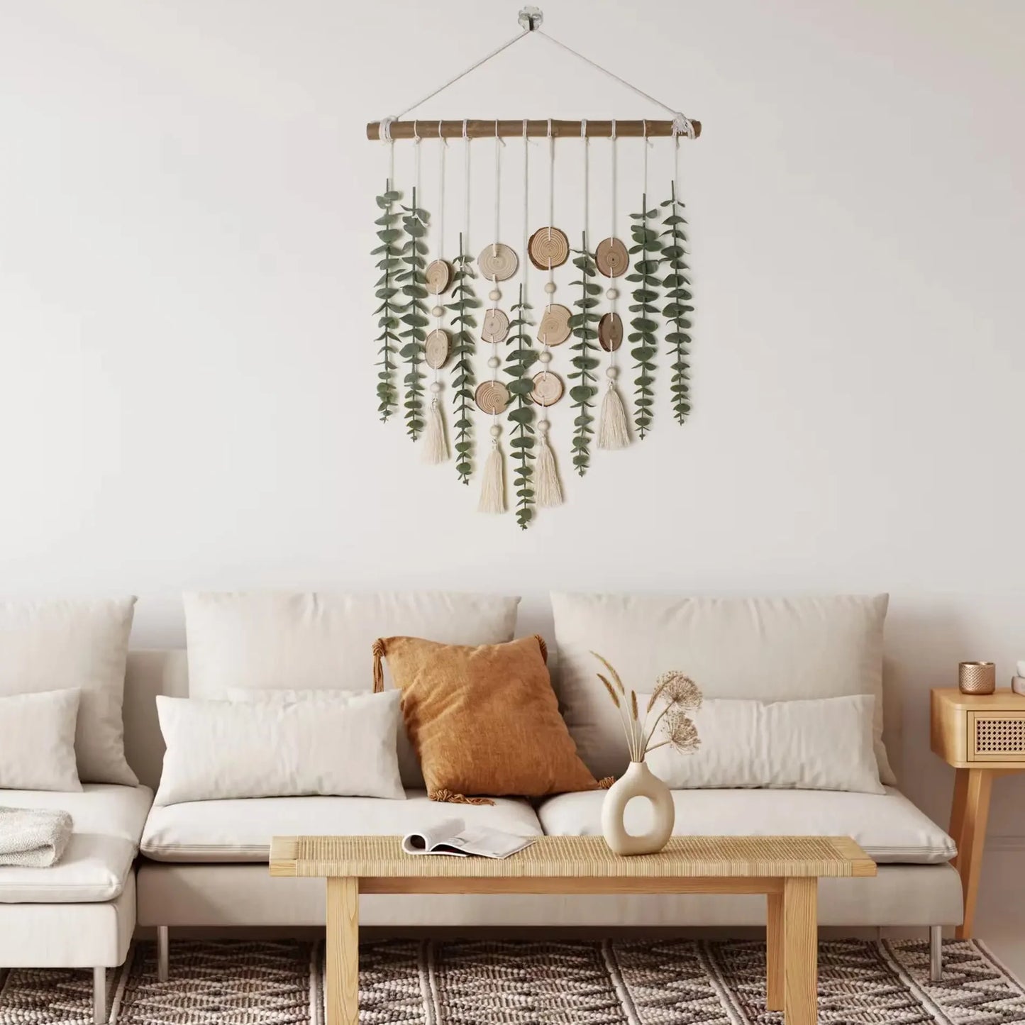 Faux Eucalyptus Wall Hanging