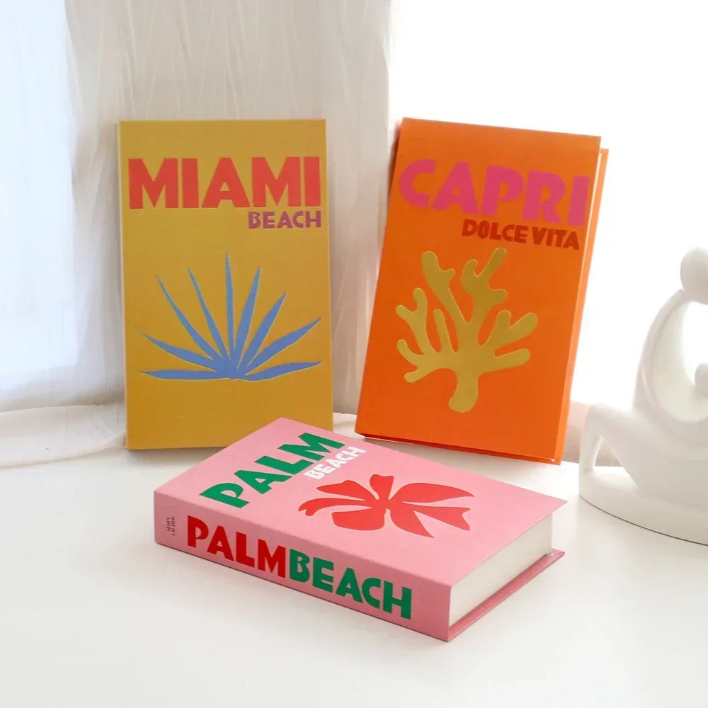 3pc Fashion Faux Coffee Table Books