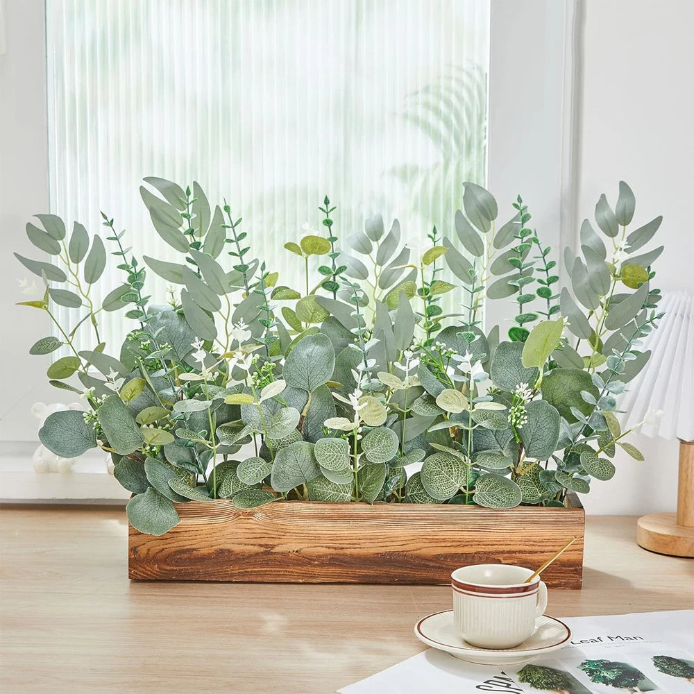 20pc Silk Eucalyptus Arrangement