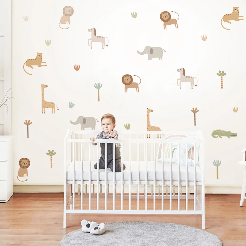 Safari Animals Wall Decals