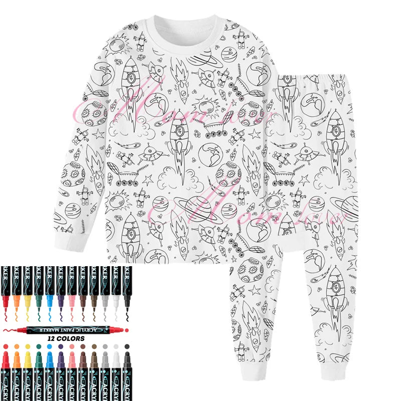 DIY Kids Sketch PJs
