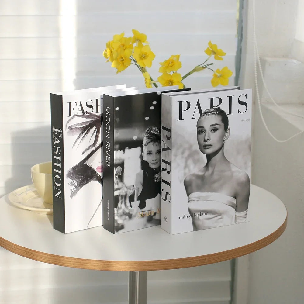 3pc Fashion Faux Coffee Table Books