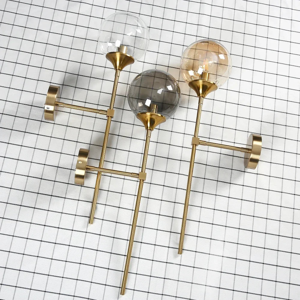 Nordic Modern Glass Wall Lamp
