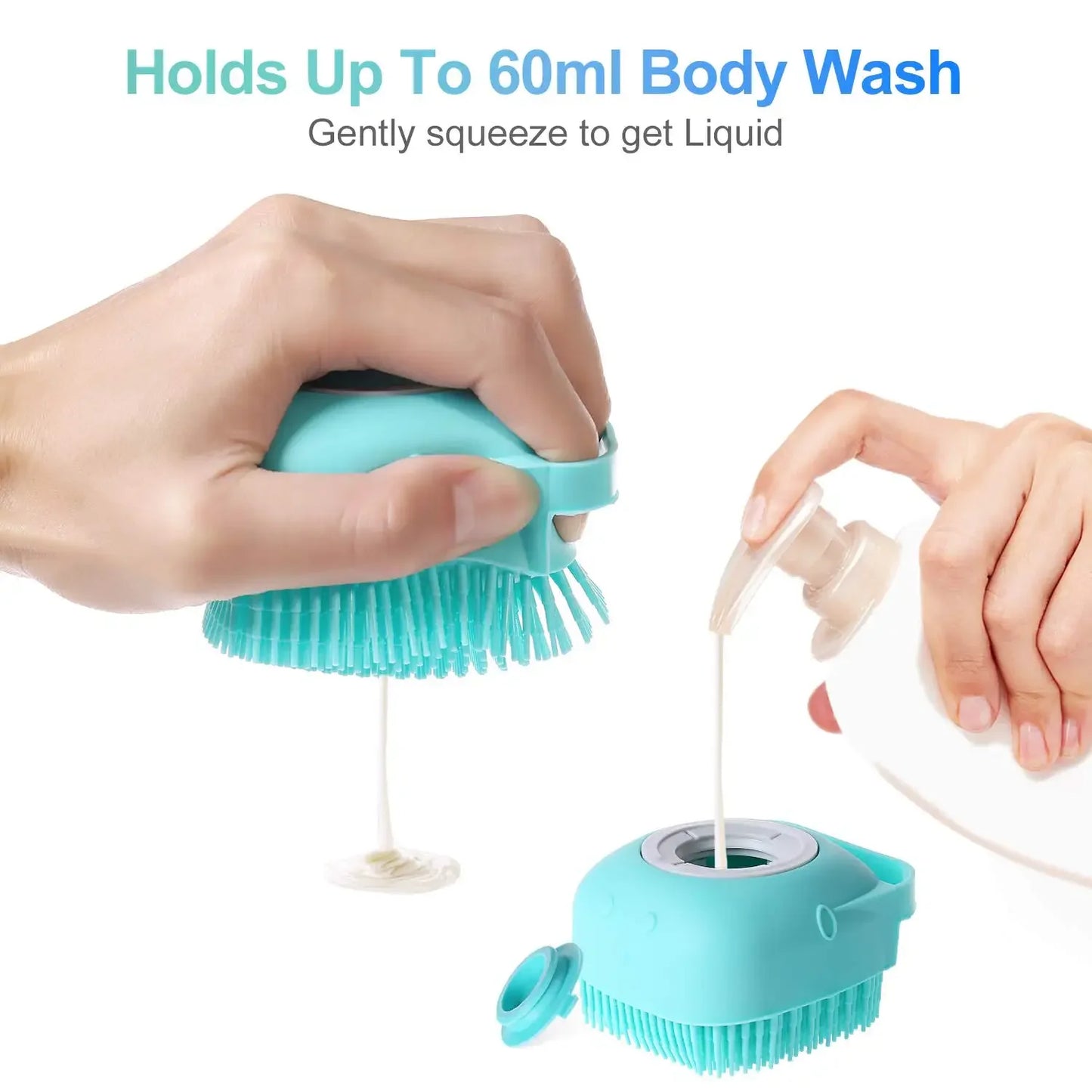 Pet Bathing Massage Brush Comb