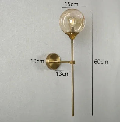 Nordic Modern Glass Wall Lamp