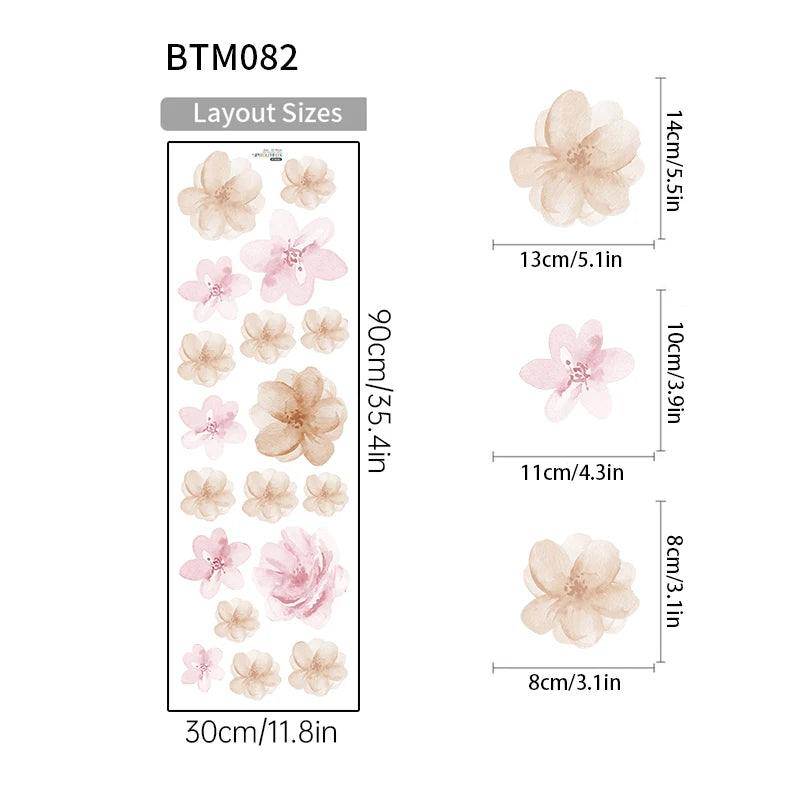 Pink Cherry Blossom Decals