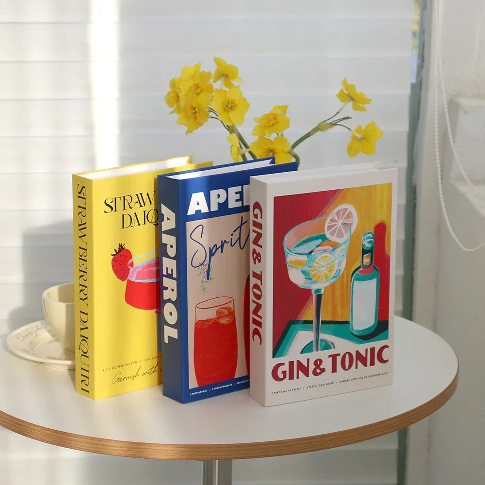 3pc Fashion Faux Coffee Table Books