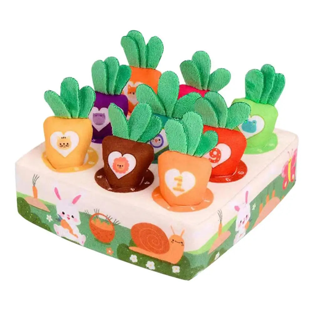 Montessori Plush Carrot Harvest Game For Toddlers