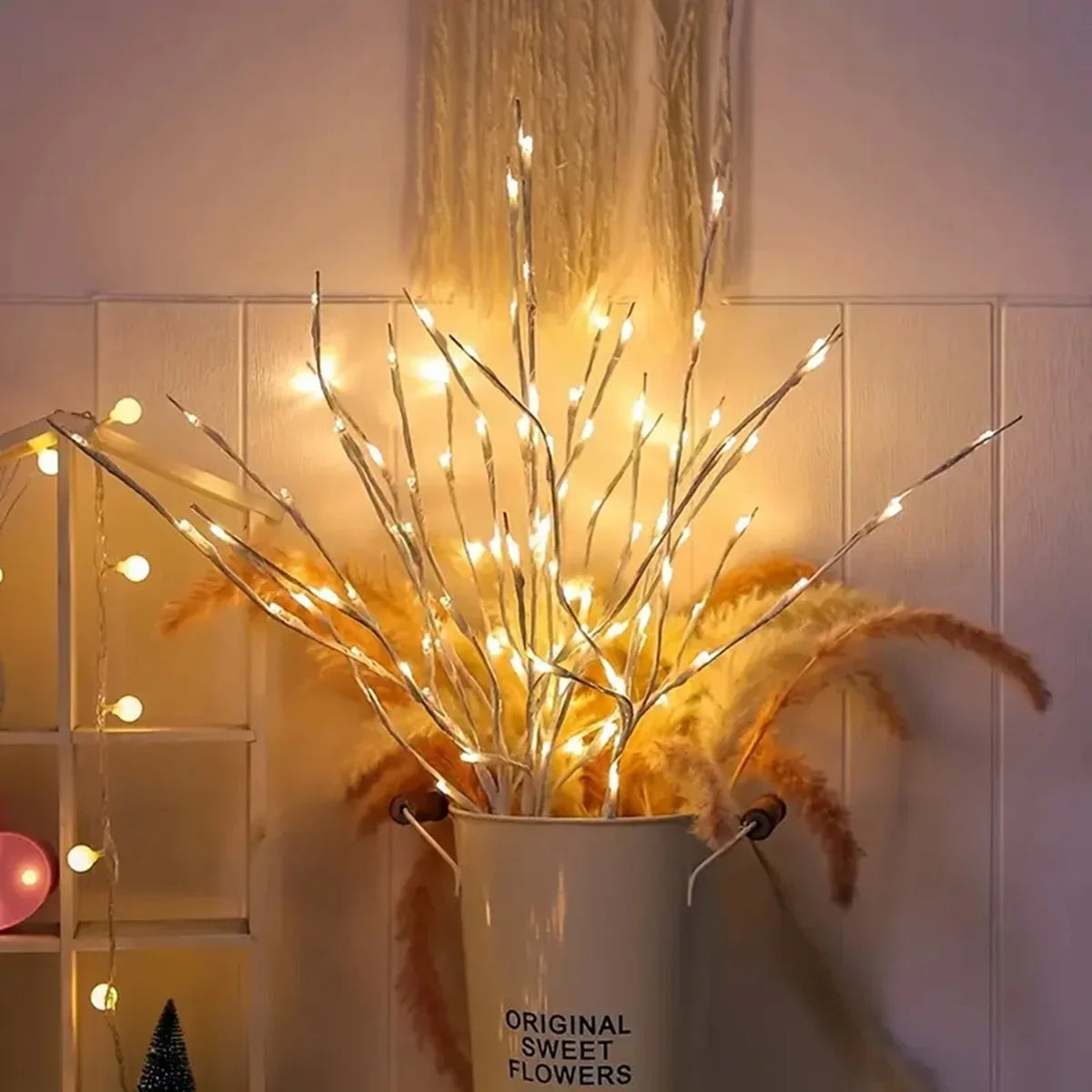 White Birch Branch LED Light