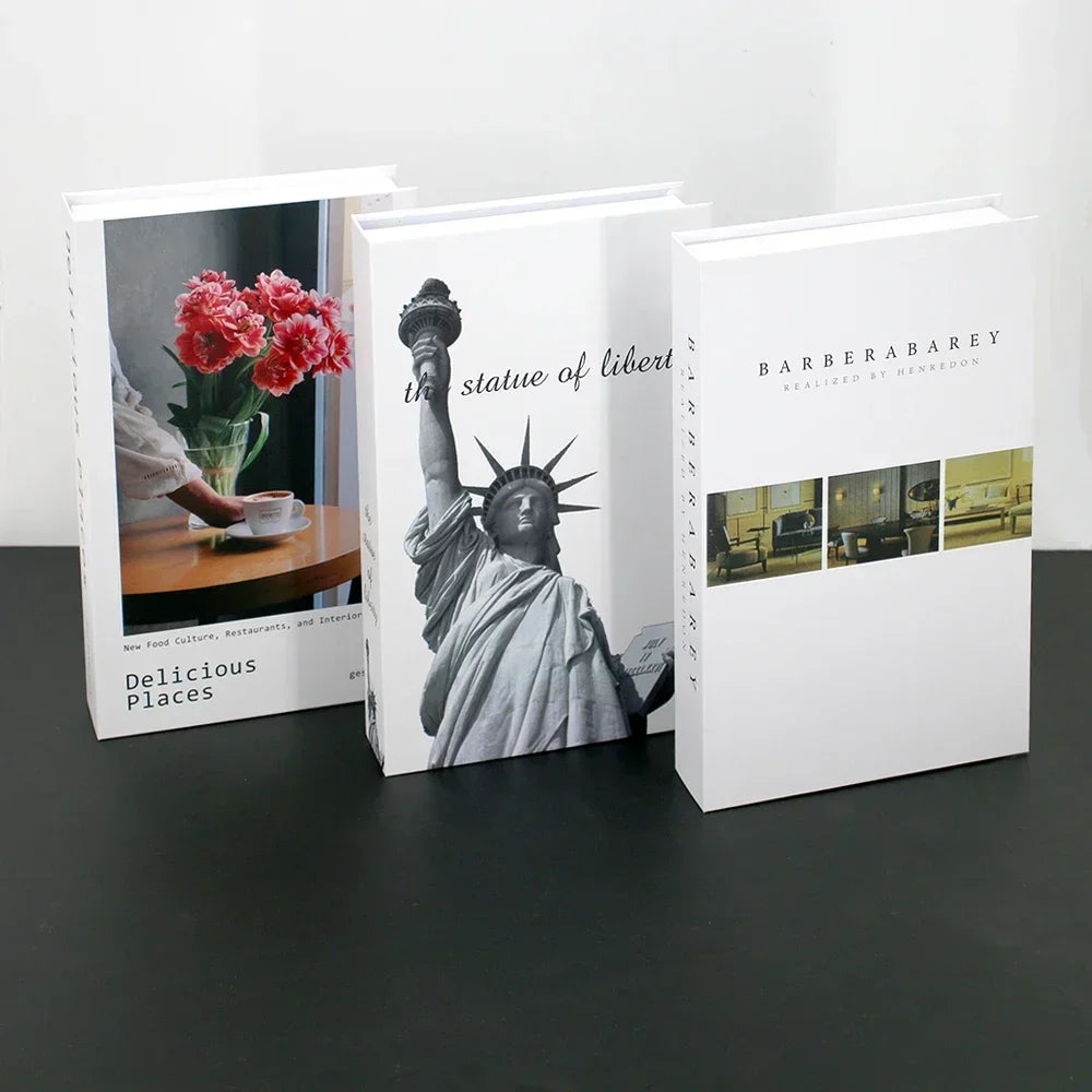 3pc Fashion Faux Coffee Table Books