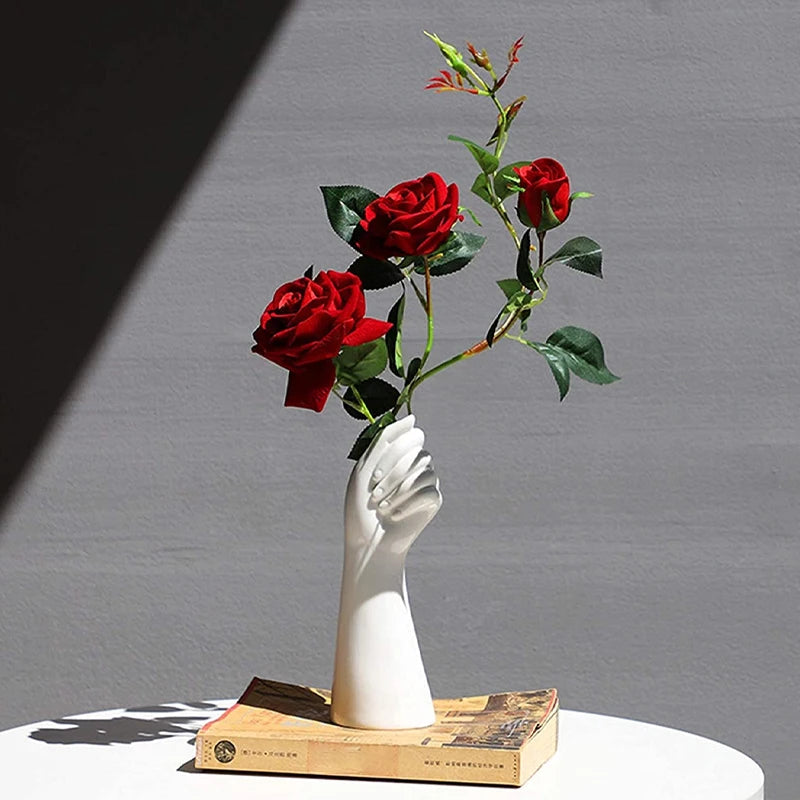 Nordic Style Ceramic Modern Hand Vase