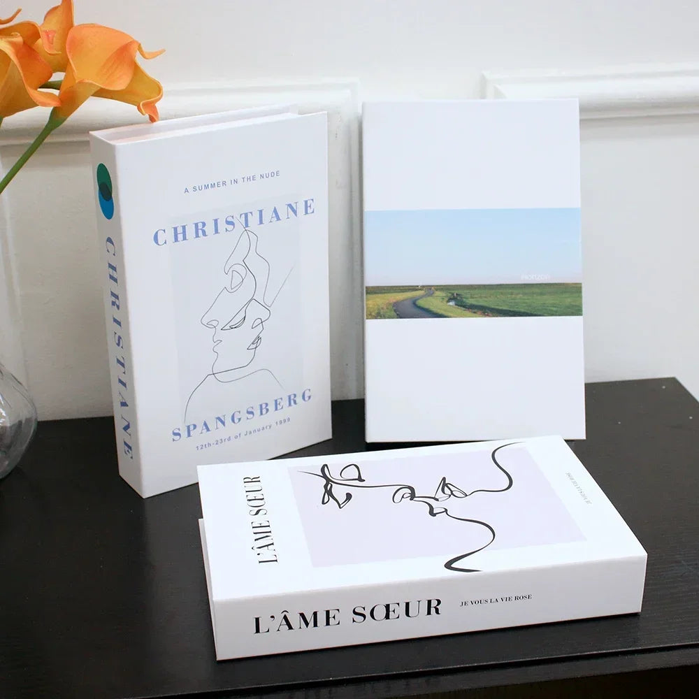 3pc Fashion Faux Coffee Table Books