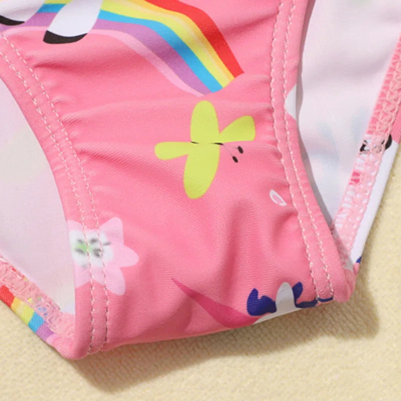 Girls Unicorn Buoyancy Swimsuit